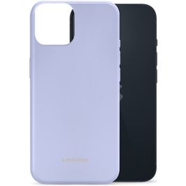 Mobilize Rubber Gelly iPhone 14 Hoesje Flexibel TPU Backcover - Pastel Purple