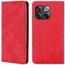 Mobigear Retro Slim OnePlus 10T Hoesje Bookcase Portemonnee - Rood