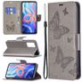 Mobigear Butterfly POCO M4 Pro 5G Hoesje Bookcase Portemonnee - Grijs