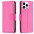 Mobigear Excellent iPhone 16 Pro Hoesje Bookcase Portemonnee - Magenta