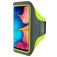 Mobiparts Comfort Fit Telefoonhouder Hardlopen Samsung Galaxy A20e Sport Hoesje Neopreen Sportarmband - Neon Green