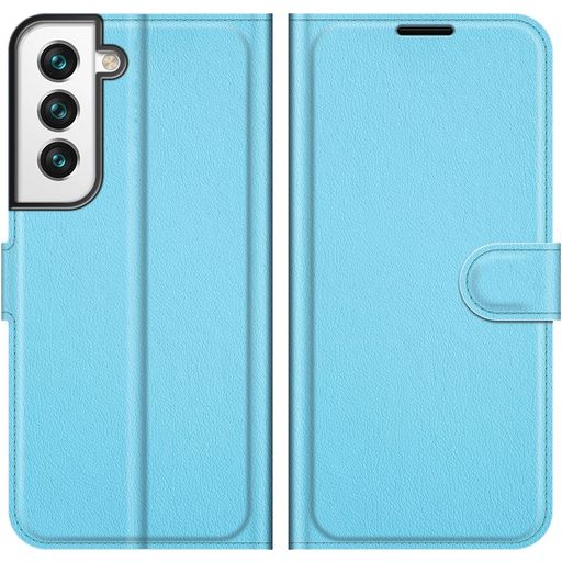 Mobigear Classic Samsung Galaxy S22 Hoesje Bookcase Portemonnee - Blauw