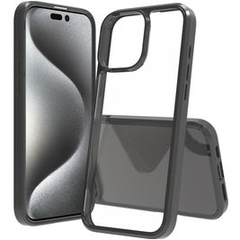 Mobigear Crystal iPhone 16 Pro Max Hoesje Hardcase Backcover - Zwart