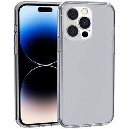 Mobigear Crystal iPhone 14 Pro Hoesje Hardcase Backcover - Grijs