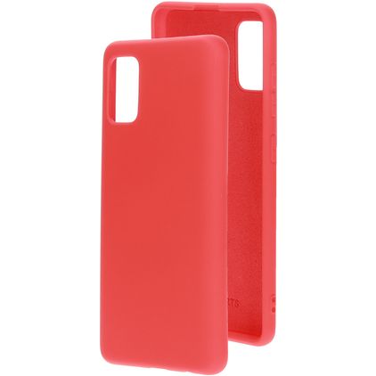 Mobiparts Samsung Galaxy A41 Siliconen Hoesje Backcover - Scarlet Red