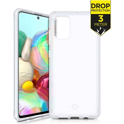 ITSKINS SpectrumFrost Doorzichtig Samsung Galaxy A71 Hoesje Hardcase Backcover Shockproof - Transparant