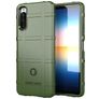 Mobigear Rugged Shield Sony Xperia 10 III Hoesje Flexibel TPU Backcover Shockproof - Groen