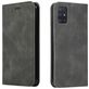 Mobigear Retro Slim Samsung Galaxy A51 Hoesje Bookcase - Grijs