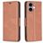 Mobigear Excellent iPhone 16 Hoesje Bookcase Portemonnee - Bruin