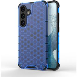 Mobigear Honeycomb Samsung Galaxy S24 Hoesje Hardcase Backcover Shockproof - Blauw