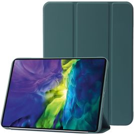Mobigear Tri-Fold Gel iPad 10 (2022) Hoes TPU,Kunstleer Bookcase - Groen