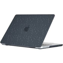 Mobigear Sparkle MacBook Air 13 Inch (2022-2026) Hoes Hardshell Laptopcover MacBook Case - Zwart - Model A2681 / A3113 / A3240 / A3449