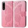 Mobigear Butterfly Sony Xperia 5 IV Hoesje Bookcase Portemonnee - Roze