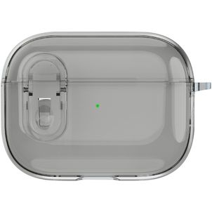 Mobigear Crystal Clip Apple AirPods Pro 2 Hardcase Hoesje - Zwart