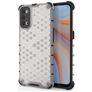 Mobigear Honeycomb OPPO Reno 4 Hoesje Hardcase Backcover Shockproof - Wit