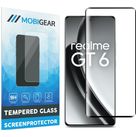 Mobigear Premium Realme GT 6 Glazen Screenprotector - Case Friendly - Zwart