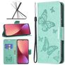 Mobigear Butterfly Xiaomi 12 Hoesje Bookcase Portemonnee - Groen