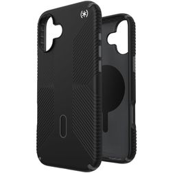 Speck Presidio2 Grip iPhone 16 Plus MagSafe Hoesje Hardcase Backcover Shockproof - Zwart