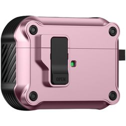 Mobigear Armor Clip Apple AirPods Pro 1 Hardcase Hoesje - Roze
