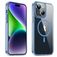 Valenta Trend iPhone 15 Plus MagSafe Hoesje Hardcase Backcover - Transparant / Blauw