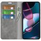 Mobigear Retro Slim Motorola Edge 30 Hoesje Bookcase Portemonnee - Grijs
