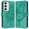 Mobigear Butterfly Samsung Galaxy S24 FE Hoesje Bookcase Portemonnee - Groen