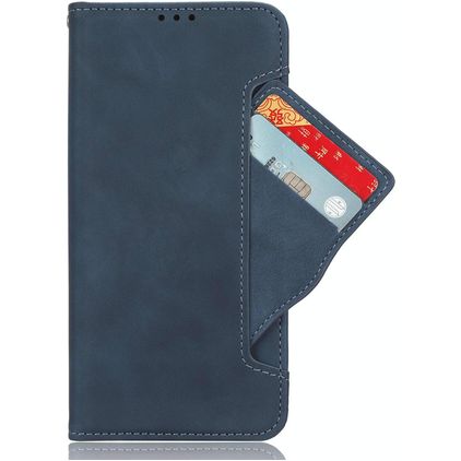 Mobigear Slide Wallet OPPO Find X9 Hoesje Bookcase Portemonnee - Blauw
