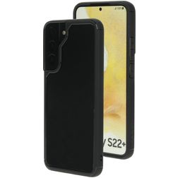 Mobiparts Rugged Clear Samsung Galaxy S22 Plus Hoesje Hardcase Backcover Shockproof - Transparant / Zwart