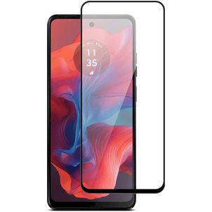 Mobigear Premium Motorola Moto G04 Glazen Screenprotector - Case Friendly - Zwart
