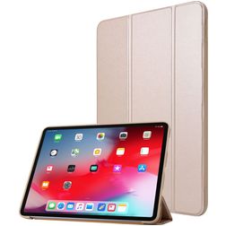 Mobigear Tri-Fold Gel iPad Pro 11 Inch (2022) Hoes TPU,Kunstleer Bookcase - Goud