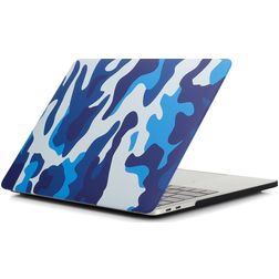 Mobigear Design MacBook Pro 16 Inch (2021-2026) Hoes Hardshell Laptopcover MacBook Case - Sea Camauflage - Model A2485 / A2780 / A2991 / A3186 / A3428 / A3429