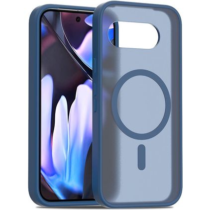 Mobigear Shockproof Google Pixel 9a MagSafe Hoesje Hardcase Backcover - Blauw