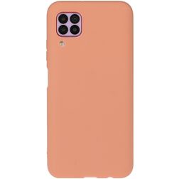Mobigear Colors Huawei P40 Lite Hoesje Flexibel TPU Backcover - Oranje