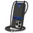 Mobigear Lanyard Card iPhone 16 Pro Siliconen Hoesje met koord en Pasjeshouder - Zwart