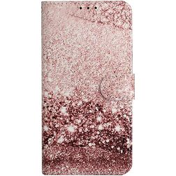 Mobigear Marble Luxury Wallet Book Case Rose Gold Huawei P Smart (2020)