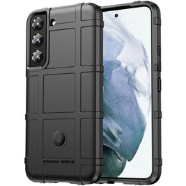 Mobigear Rugged Shield Samsung Galaxy S22 Hoesje Flexibel TPU Backcover Shockproof - Zwart