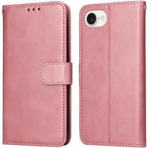 Mobigear Wallet iPhone 16e Hoesje Bookcase Portemonnee - Roségoud