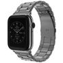 Mobigear Antwerp Stalen Apple Watch Bandje Vouwsluiting - 42/41/40/38 mm - Grijs