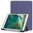 Mobigear Tri-Fold Gel iPad Pro 10.5 Inch (2017) Hoes TPU,Kunstleer Bookcase + Stylus Houder - Donkerblauw