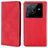 Mobigear Retro Slim Vivo X80 Pro Hoesje Bookcase Portemonnee - Rood
