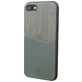 Valenta Card Slot iPhone SE (2022) Hoesje Echt Leer Backcover met Pasjeshouder - Grijs