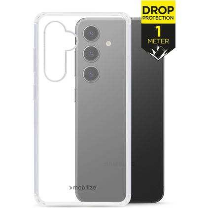Mobilize Naked Protection Doorzichtig Samsung Galaxy S24 FE Hoesje Hardcase Backcover Shockproof - Transparant