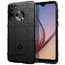 Mobigear Rugged Shield Samsung Galaxy A21 Hoesje Flexibel TPU Backcover Shockproof - Zwart