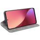 Mobigear Retro Slim Xiaomi 12 Pro Hoesje Bookcase Portemonnee - Grijs