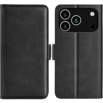 Mobigear Slim Magnet iPhone 18 Pro Max Hoesje Bookcase Portemonnee - Zwart
