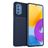 Mobigear Groove Samsung Galaxy M52 Hoesje Flexibel TPU Backcover - Blauw