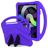 Mobigear AeroArmor iPad 11 (2025) Kinder Tablethoes met Handvat + Stylus Houder - Paars