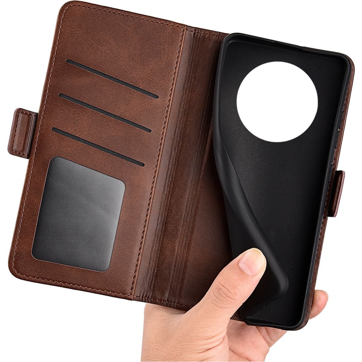 thumbnail: MOJIA Flip Case Compatible With Honor Magic 4 Lite PU Leather