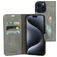 Mobiparts Classic Wallet iPhone 15 Pro Max Hoesje Bookcase Portemonnee - Granite Grey