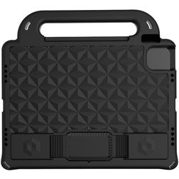 Mobigear Diamond iPad Pro 11 Inch (2022) Kinder Tablethoes met Handvat - Zwart